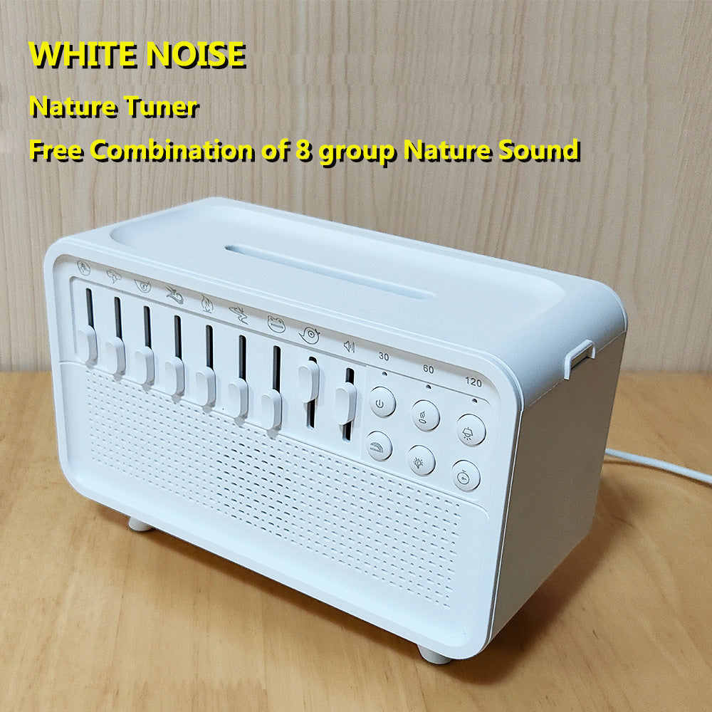 3 In 1 Bluetooth Speaker White Noise Sleep Night Light Humidifier All-in-one Machine Free Combination