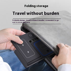 15W 3 In 1 LED Fast Wireless Charger Stand Foldable Charging Station For Smart Phones